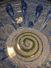 Blue and Green Bowl by the Jolly Potter