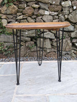 Hairpin Legged Side Table by Whisky Soaked Oak
