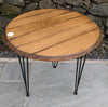 Hairpin Legged Side Table by Whisky Soaked Oak