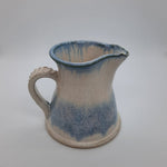 Blue and Cream Jug by Drakelaw Pottery