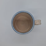 Blue and Cream Mugs (set of 6) by Drakelaw Pottery