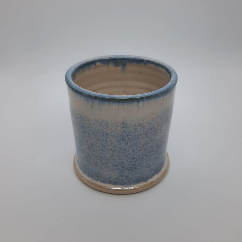 Blue and Cream Mugs (set of 6) by Drakelaw Pottery